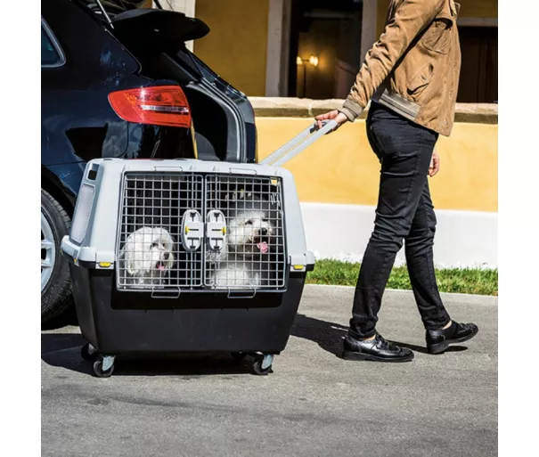 Transport cage Gulliver Touring 80x58.5x62cm dark gray/light gray
