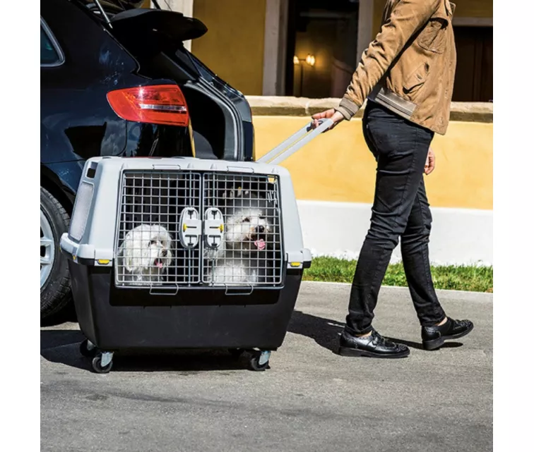 Transport cage Gulliver Touring 80x58.5x62cm dark gray/light gray