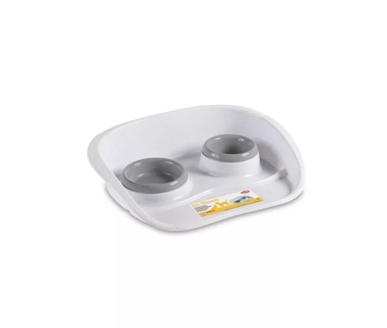 Набор мисок Set Dinner 0,25+0,35л 46х35х11см серый