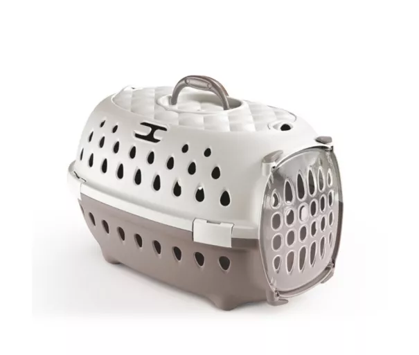 Transport cage Travel Chic 50x34,5x32cm white/light grey