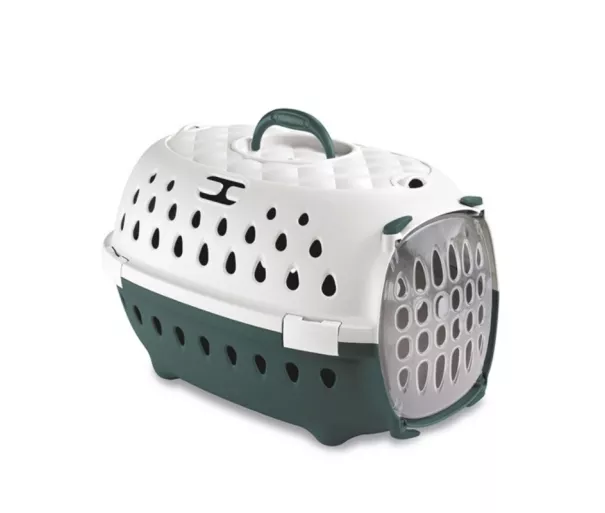 Transportavimo narvas Travel Chic 50x34,5x32cm balta/žalia