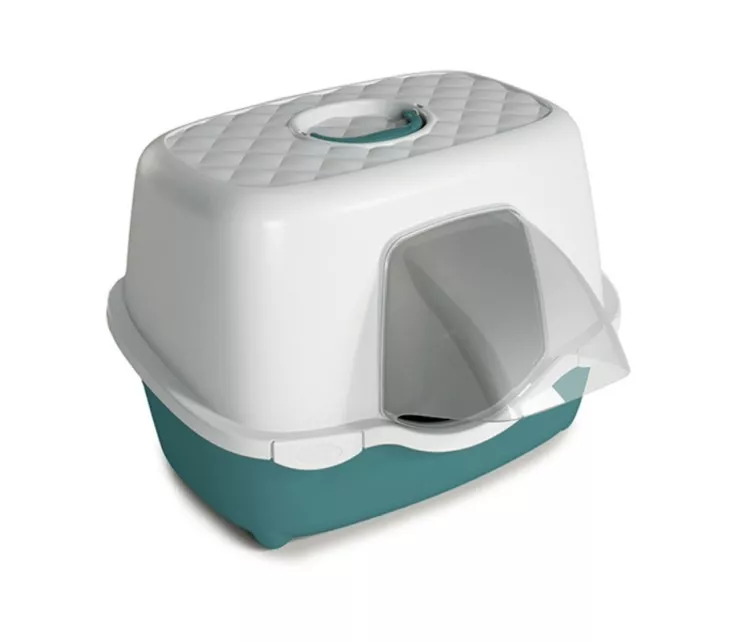 Cat toilet Tres Chic Outdoor 56x54.5x39cm white/green
