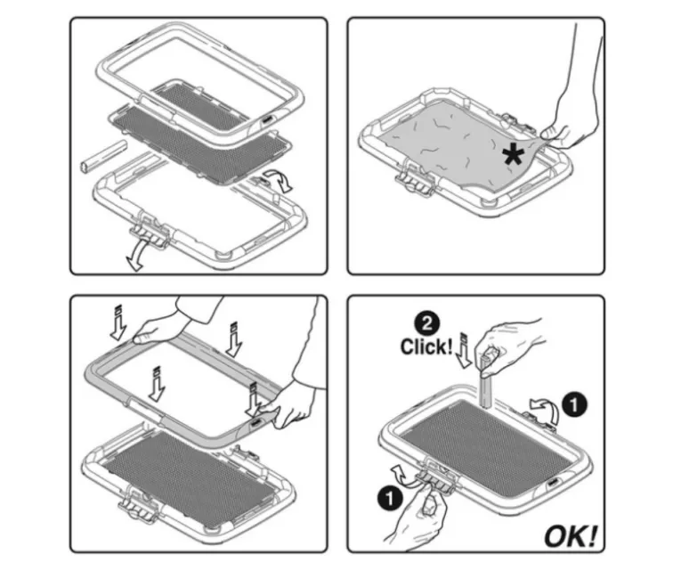 Šuniukų tualeto dresūros rinkinys 60x40x4cm
