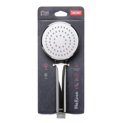 Душевая лейка Marina Ø10 см, 1 режим, хромированная