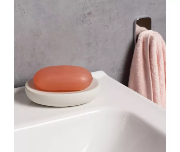 Soap dish Soft ceramic, white