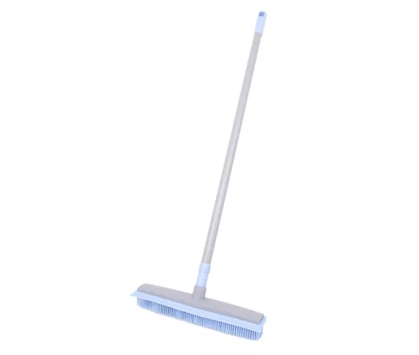 Rubber floor brush with telescopic handle BACTERIA STOP
