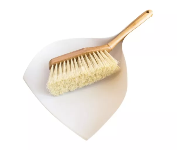 Dustpan with brush BAMBOO