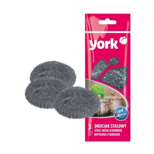 Tērauda sieta skrubis 3 gab.