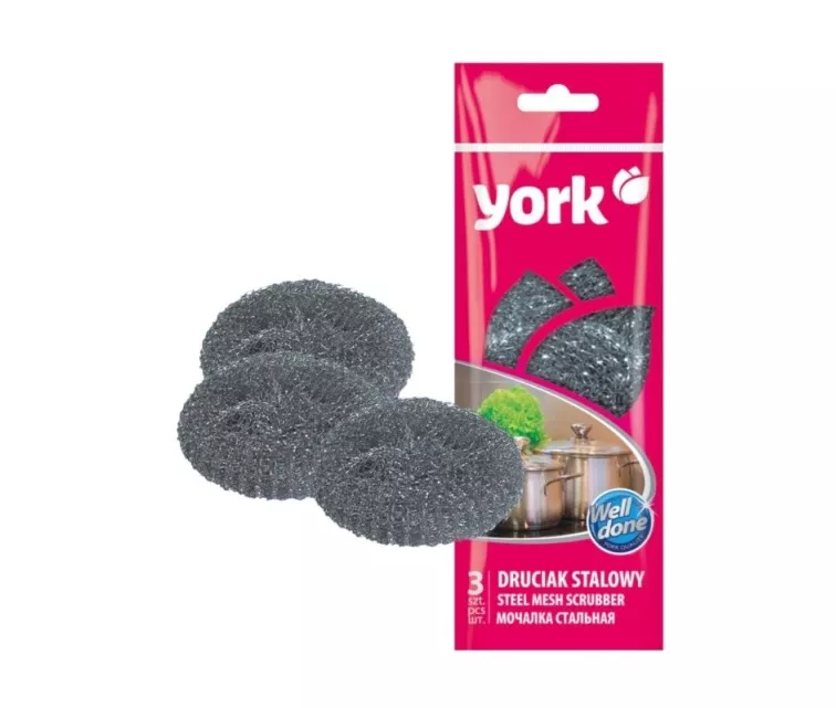 Steel mesh scrub 3 pcs.