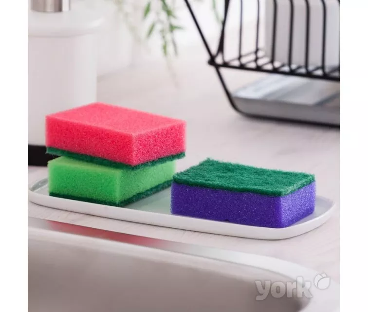 Губки для мытья посуды MIDI 10 шт.