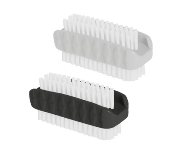 Double-sided nail brush