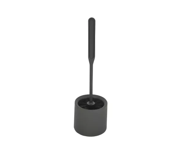 Toilet brush with holder MODERN black
