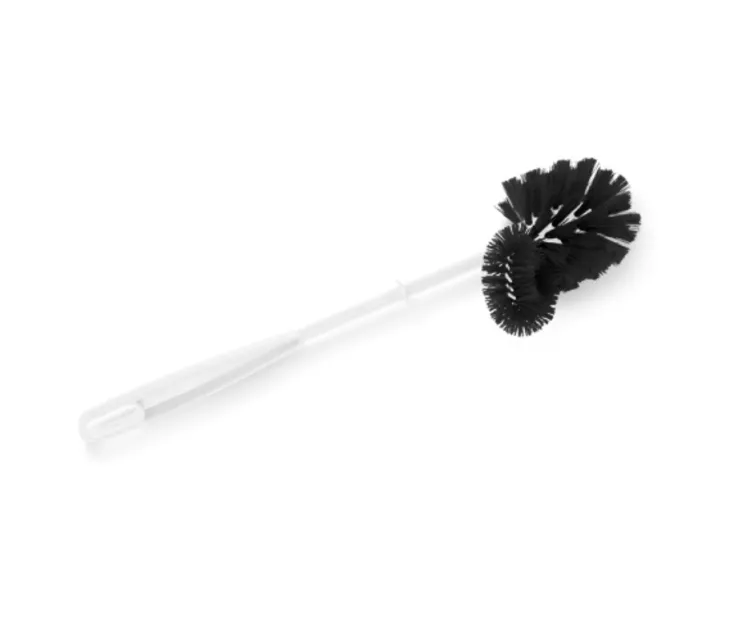 Toilet brush with loop