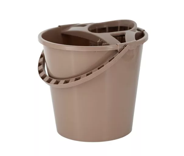 Round bucket with push button 10 l