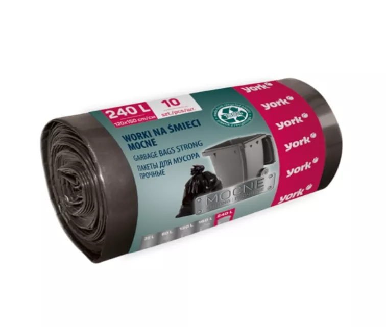 Garbage bags STRONG 240l / 10pcs.
