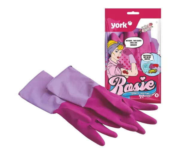 Kvapios guminės pirštinės ROSIE "M"