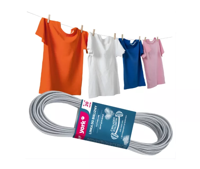 Clothesline with metal core 20 m