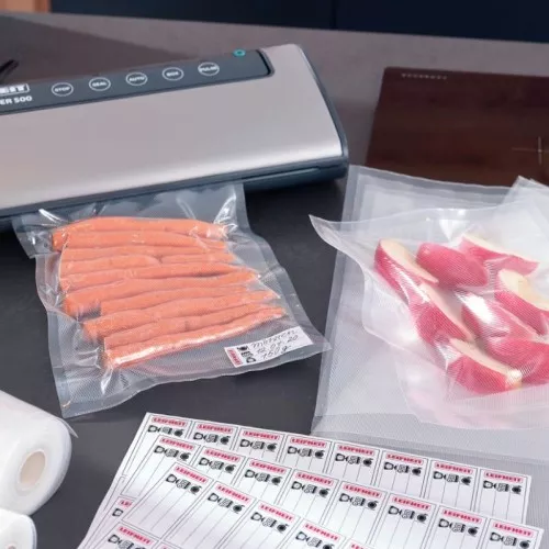 Maistinės plėvelės, folijos ir paketai