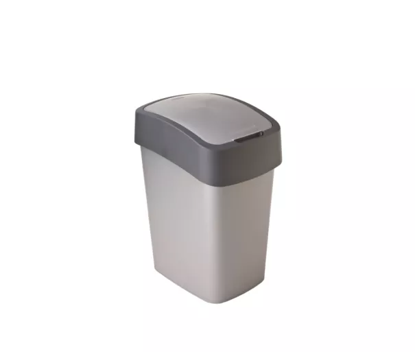 Šiukšliadėžė Curver Flip Bin, 25l, pilka/antracito