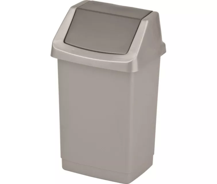 Click-it prügikast 9L 22,9x18,9x38,1cm hõbedane