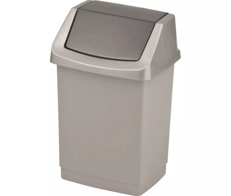 "Click-it" atliekų kibiras 15L 28x23,5x43,8cm sidabrinis