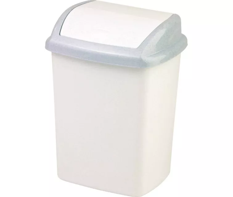 Atliekų kibiras Dominik 25L 36,5x29,1x48cm pilkos spalvos