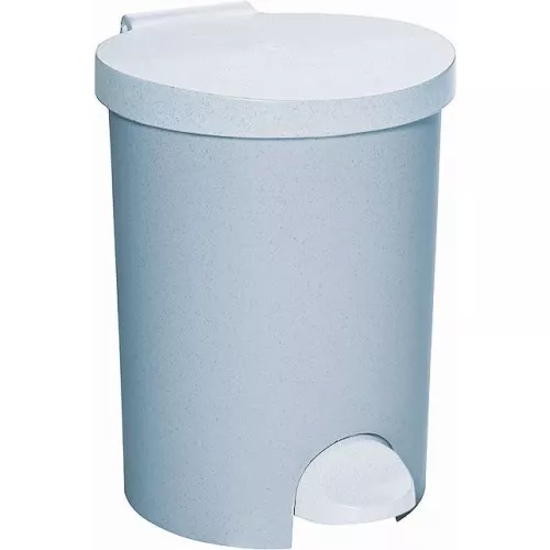 *Pedalų kibiras 15L 33,5x27,5x36,2cm pilkos spalvos