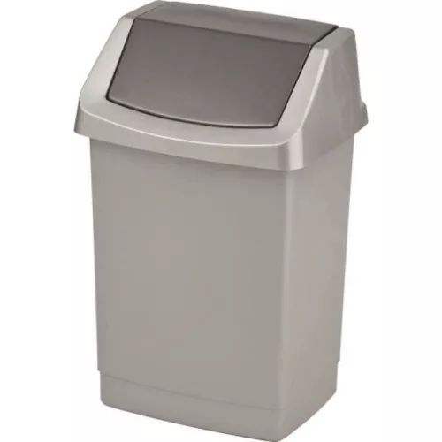 Ведро для мусора Click-it 50 л 38,5x33,5x63,5 см серебристое