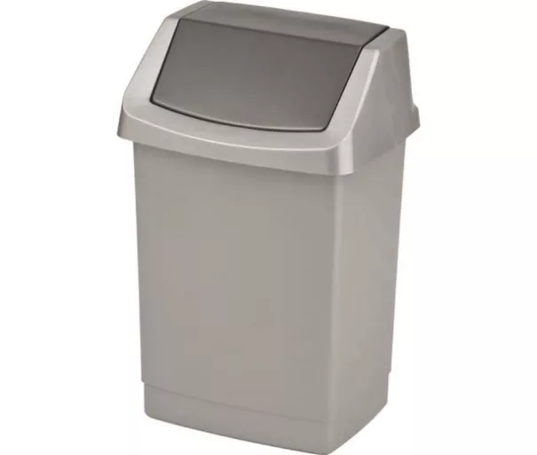 Ведро для мусора Click-it 50 л 38,5x33,5x63,5 см серебристое
