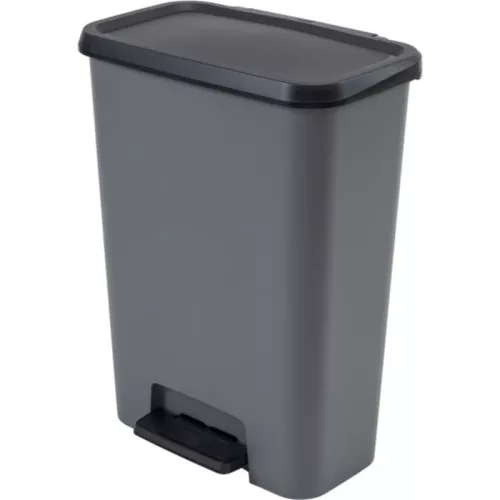 Pedal bucket Compatta 50L dark grey/black