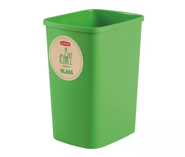 Set of waste buckets without lid Deco Flip Bin 3x10L blue/green/yellow