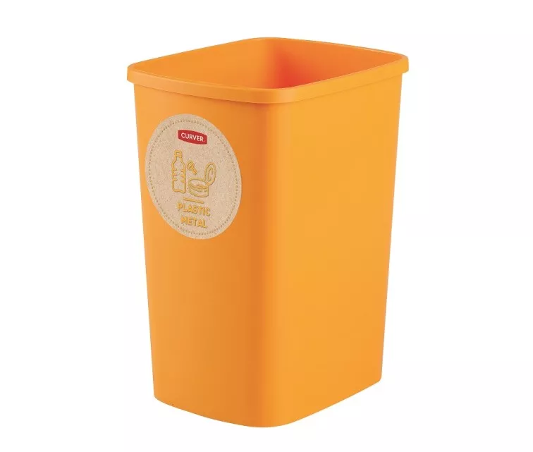 Комплект мусорников, без крышки Deco Flip Bin 3x10L синий / зеленый / желтый