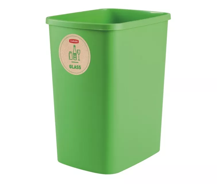 Set of waste buckets without lid Deco Flip Bin 3x25L blue/green/yellow