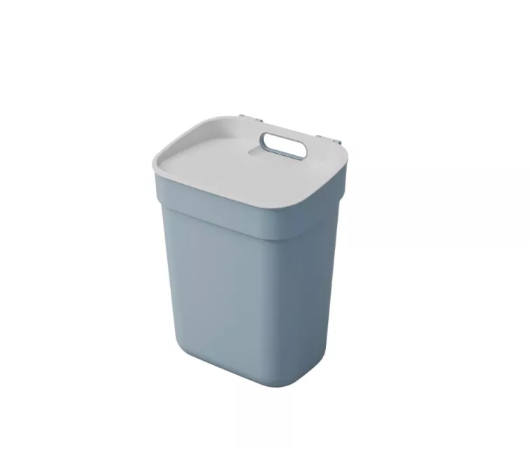 Мусорный бак Ready To Collect 10л синий/светло-серый