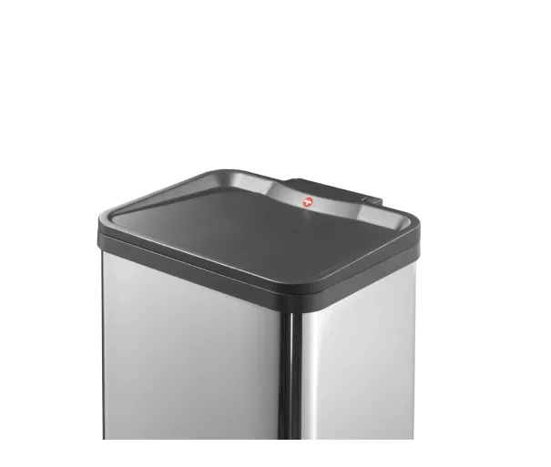 Мусорный контейнер с педалью Öko duo Plus M / 2x9 л / светло-серый