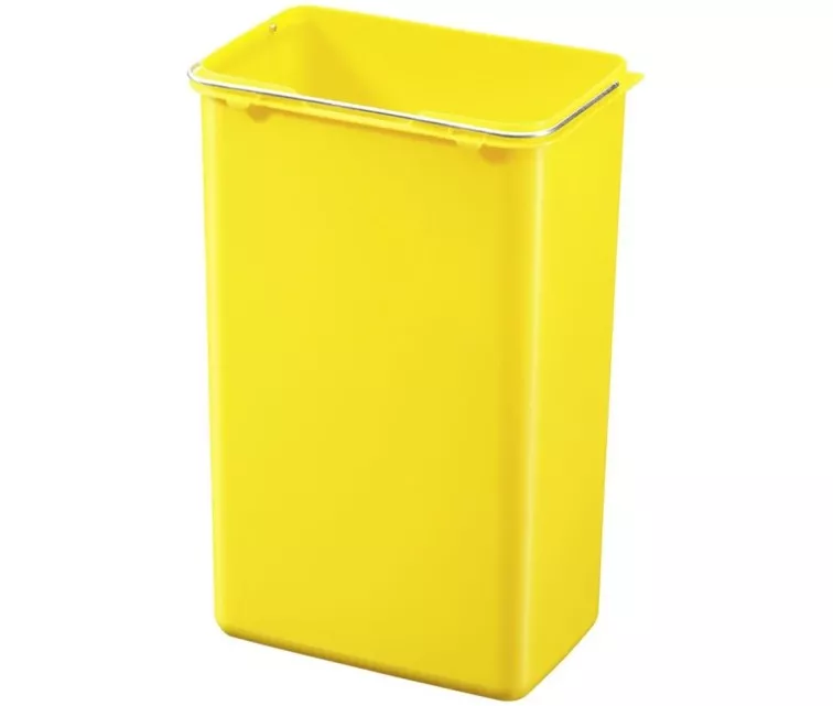 Waste sorting bin with pedal Öko trio Plus L / 3x9L / black