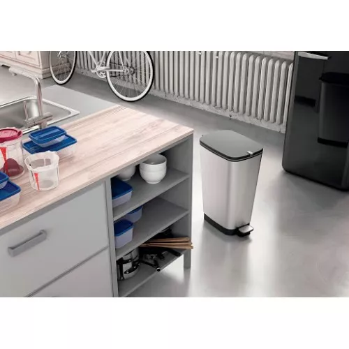 Pedal bucket metallic Chic Bin L 45L steel