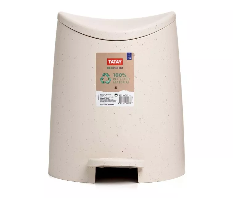 Vonios kibiras su pedalu Standard Ecohome, 3 l