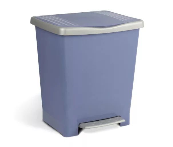Šiukšliadėžė su pedalu Millenium, 23 l, mėlynos spalvos