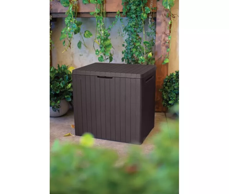 Hoiukast City Storage Box 113 L, pruun