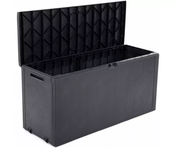 Sandėliavimo dėžė Keter Emily Box, 270 L, pilka