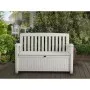 Suolas su daiktadėžė Keter Patio Bench, baltas