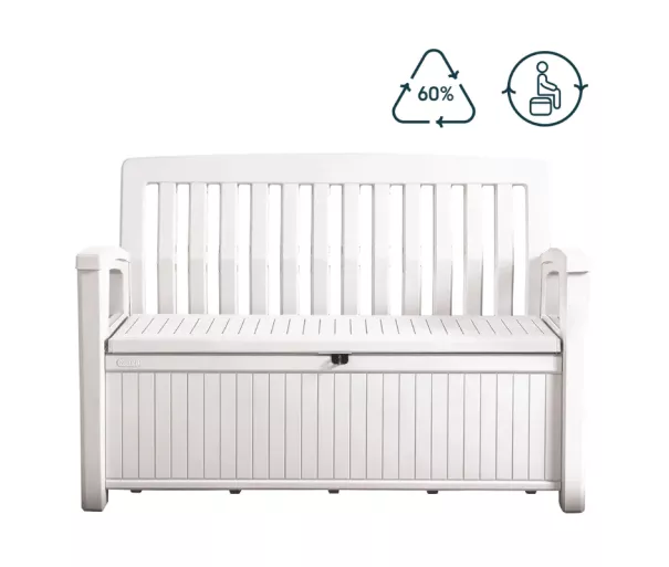 Скамья для хранения Patio Storage Bench 227L белый
