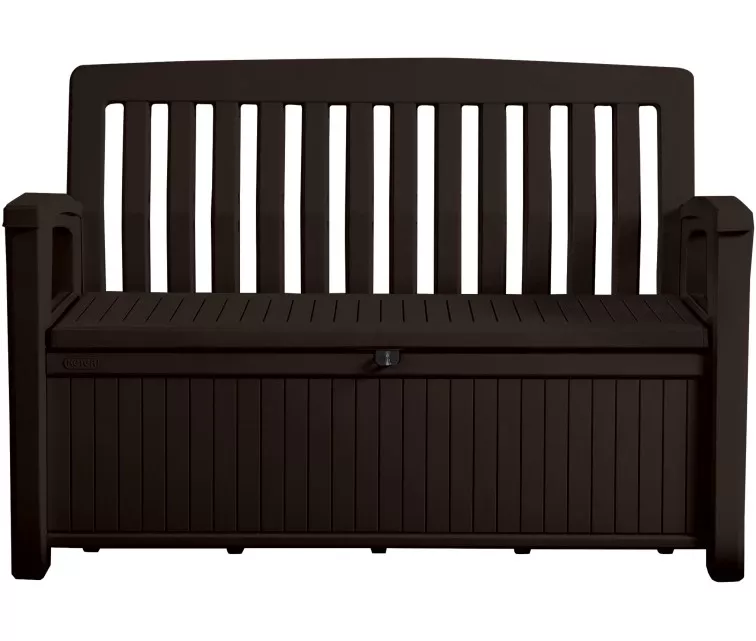 Lauko suolas su daiktadėže Keter Patio Storage Bench 227L, rudas