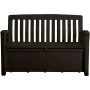 Lauko suolas su daiktadėže Keter Patio Storage Bench 227L, rudas