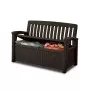 Lauko suolas su daiktadėže Keter Patio Storage Bench 227L, rudas
