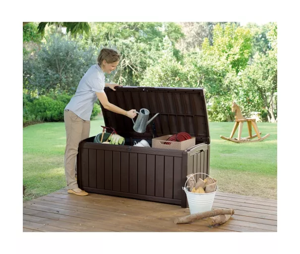 Keter dėžė daiktams Glenwood Box, 390 l, ruda
