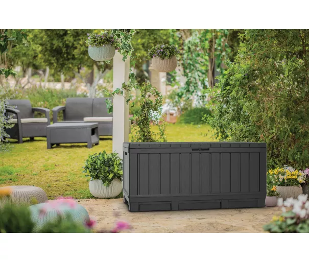 Sandėliavimo dėžutė Kentwood Storage Box, 350 L, pilka