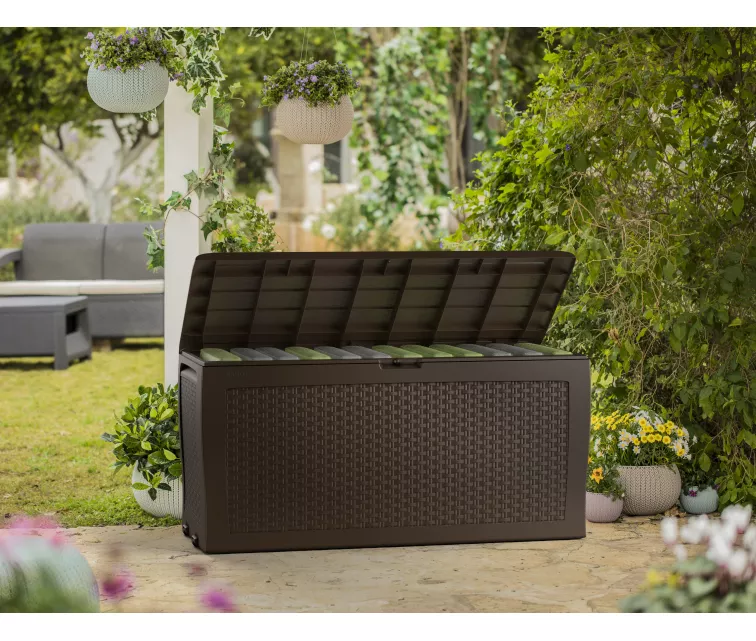 Sodo daiktadėžė Keter Samoa, ruda, 270 l