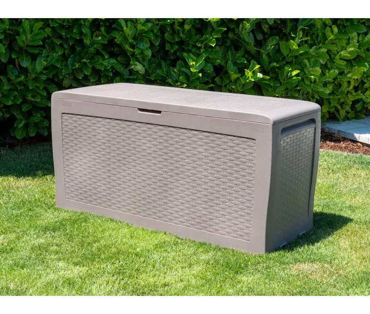 Sandėliavimo dėžutė Samoa Rattan Box 270L smėlio spalvos